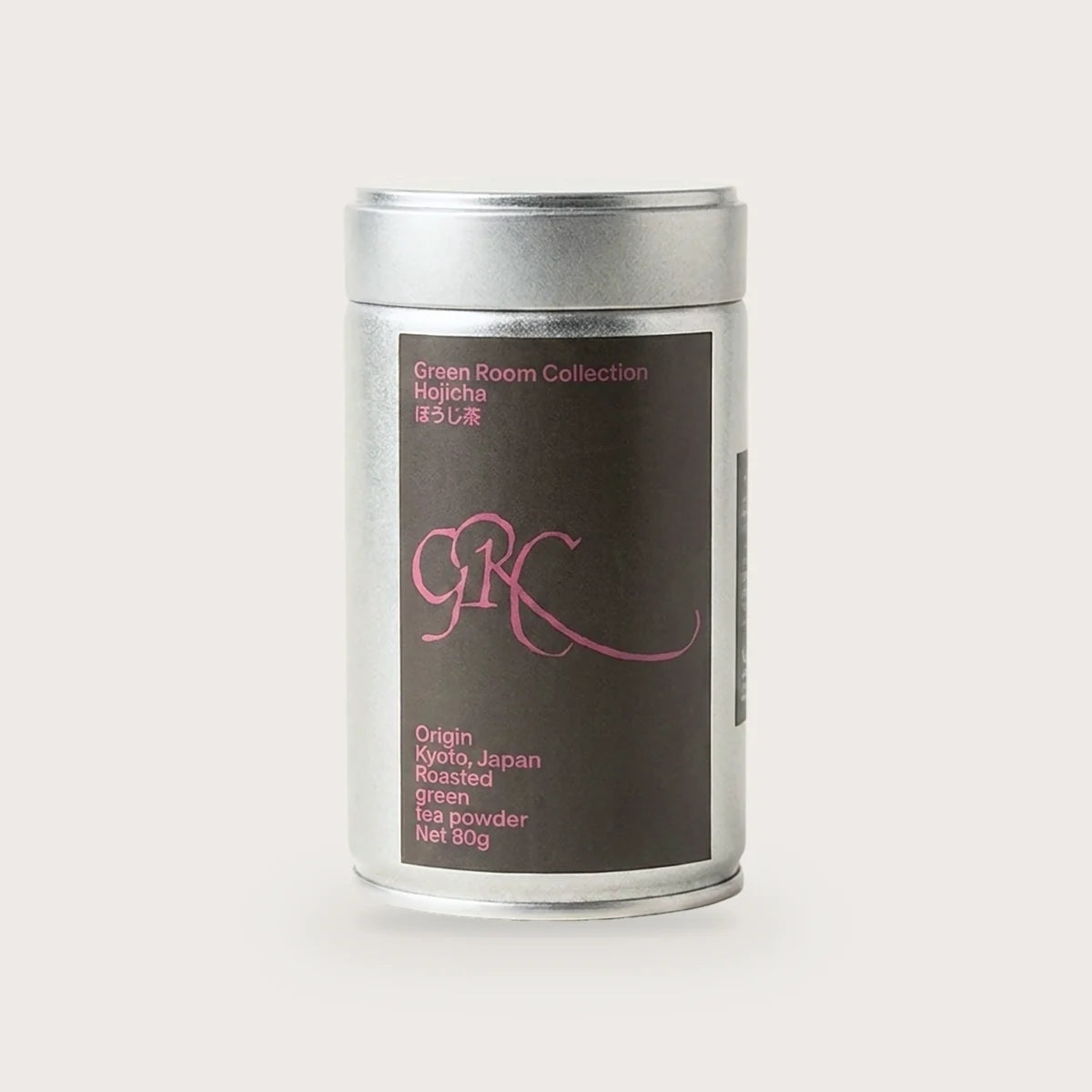 Green Room Hojicha, Pulver aus geröstetem Grüntee in der 80-g-Dose